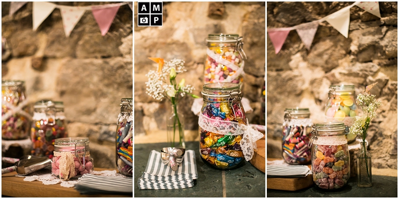 "DIY-candy-bar-at-a-barn-wedding"
