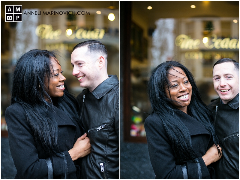 "couple-laughing-during-engagement-shoot"