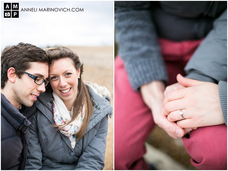"winter-engagement-shoot-on-the-beach"