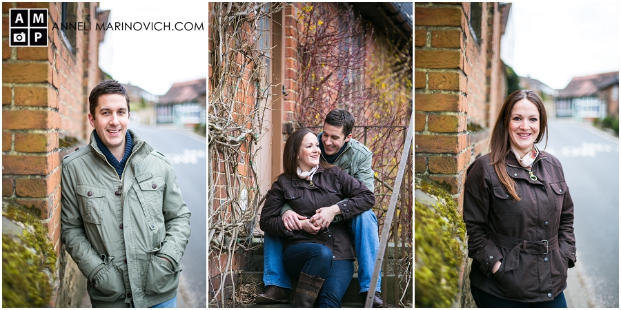 "Couple-portraits-in-Shere-village"
