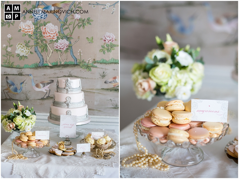 "vintage-cake-table-at-The-George-wedding-Rye"