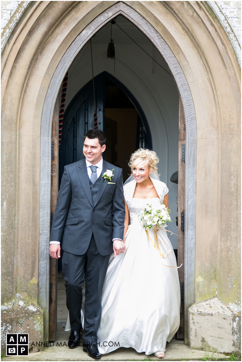 "Bride-and-groom-Bobbingworth-church"