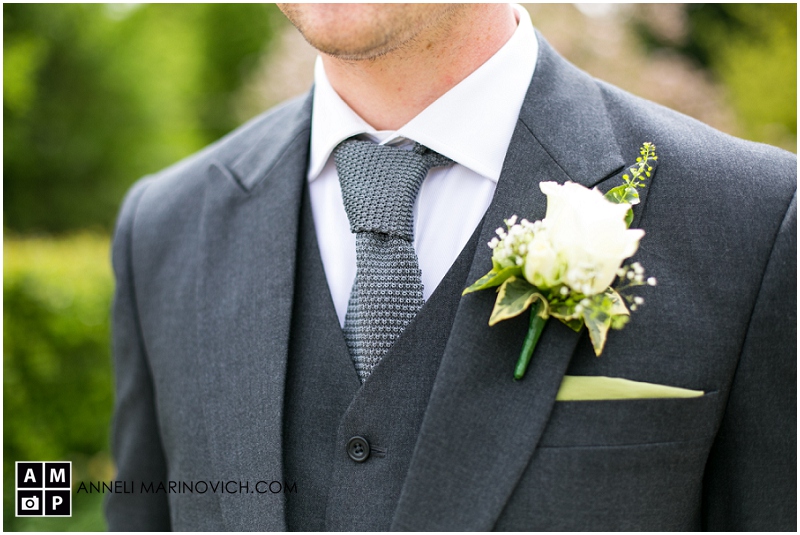 "groom-wearing-a-grey-knitted-tie"
