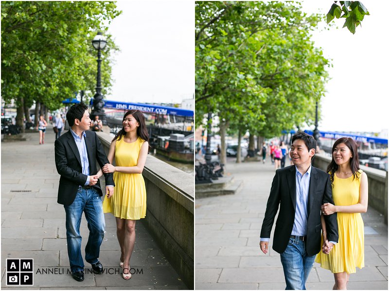 "Westminster-Embankment-Couple-Shoot"