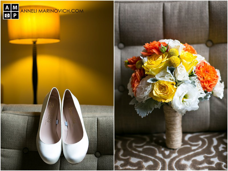 "orange-and-yellow-contemporary-wedding-flowers"