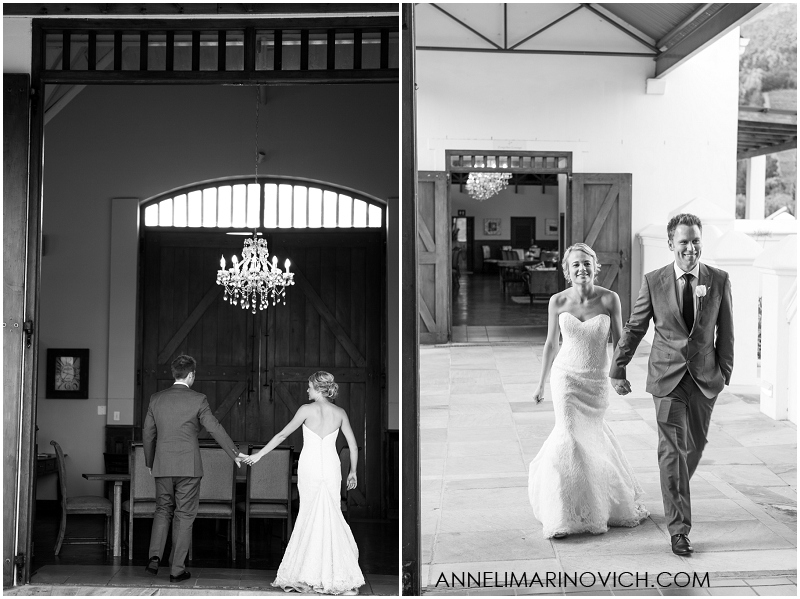 "Stellenbosch-bride-and-groom-entrance"