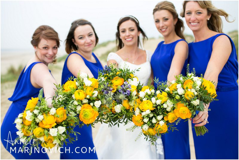 "yellow-and-blue-wedding-bouquet"