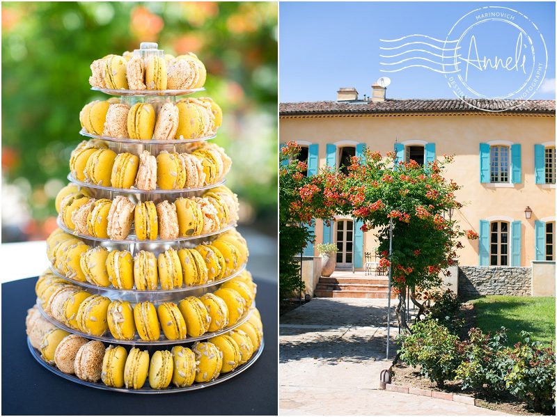 "macaron-tower-at-a-French-wedding-in-Provence"