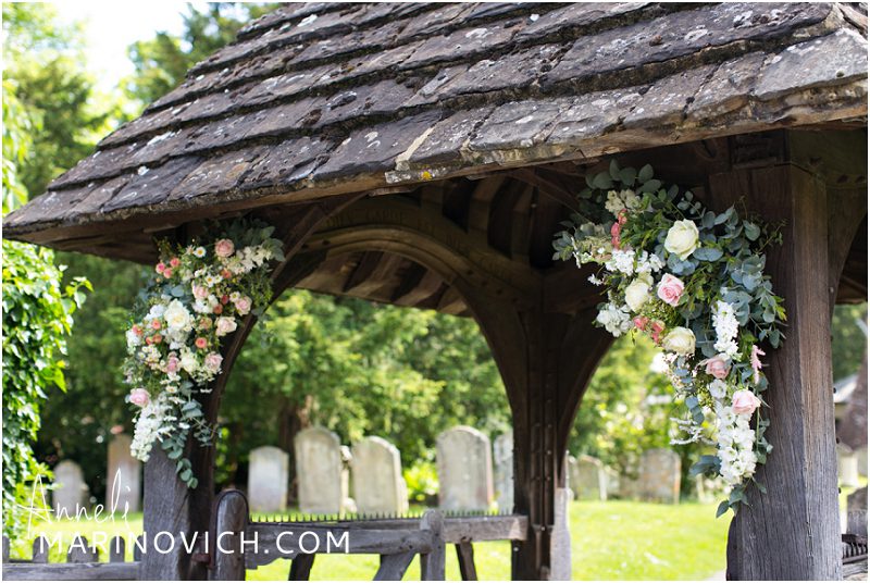 "Parsley-and-Rose-wedding-flower-arch"