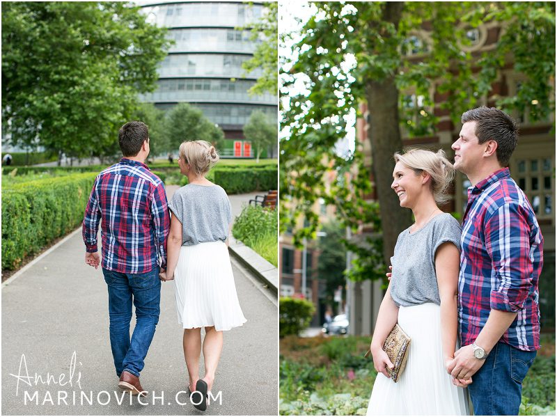 "early-evening-engagement-shoot-in-Potters-Fields-Park"
