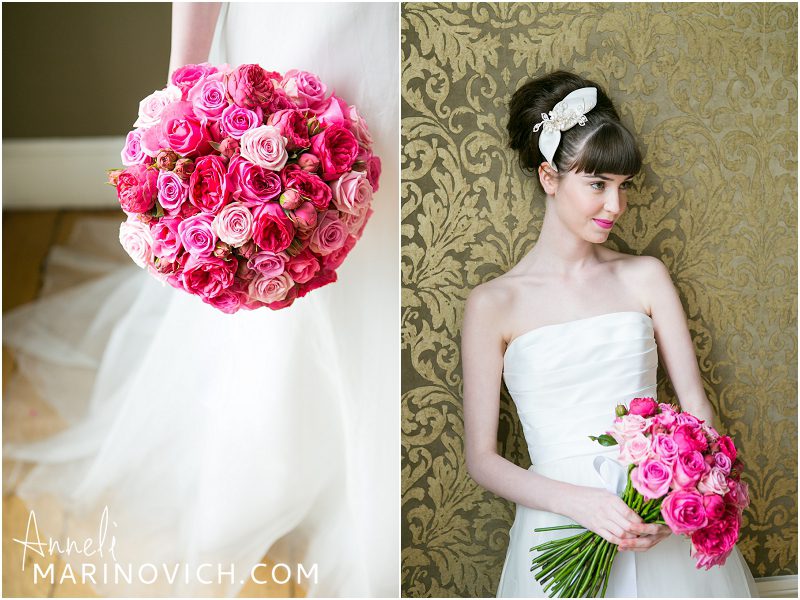 "Hot-pink-bridal-bouquet"