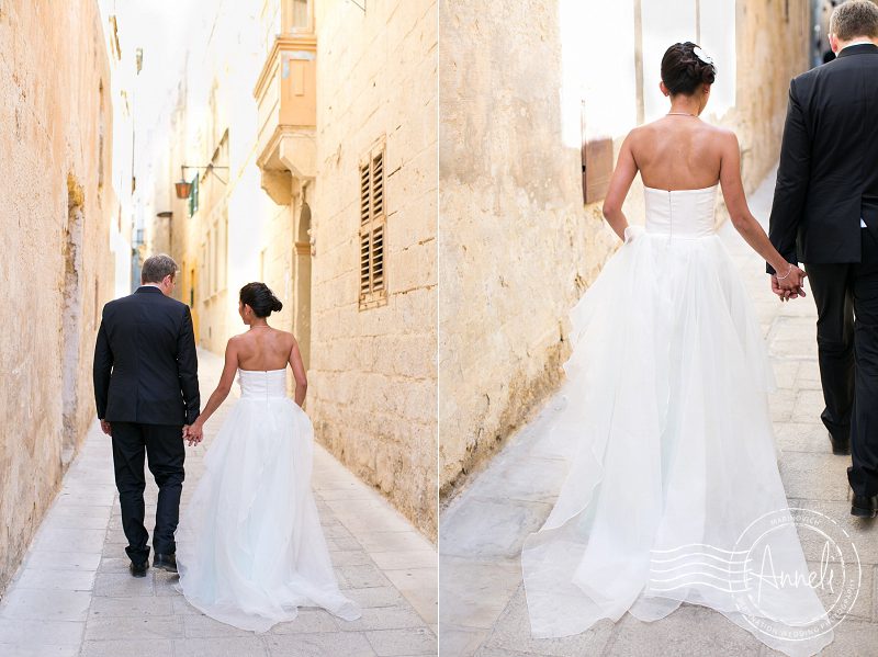 "Elegant-wedding-couple-in-Mdina-Malta"