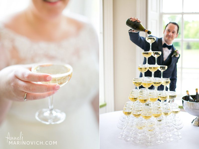 "Black-tie-wedding-champagne-tower"