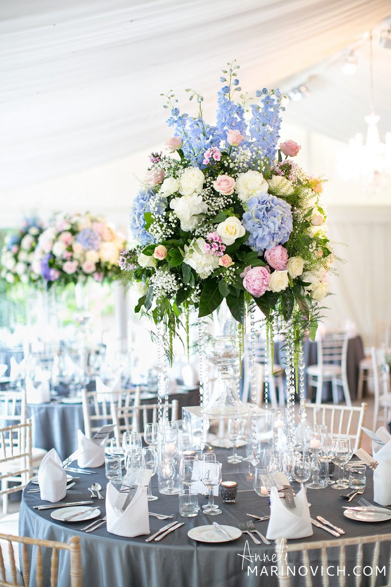"Stunning-table-centerpieces-elegant-Iscoyd-Park-Wedding"
