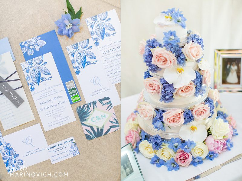 "Floral-wedding-cake-Iscoyd-Park"