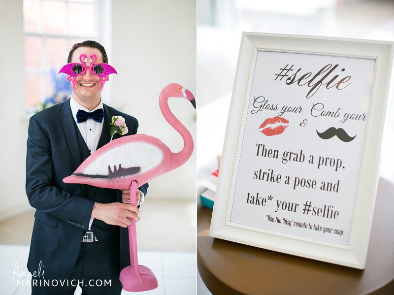 "Pink-Flamingo-at-Iscoyd-Park-wedding"