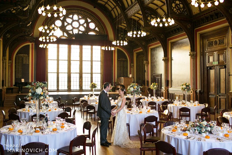 "Bride-and-groom-in-Great-Hall-Dulwich-College-Wedding-16"