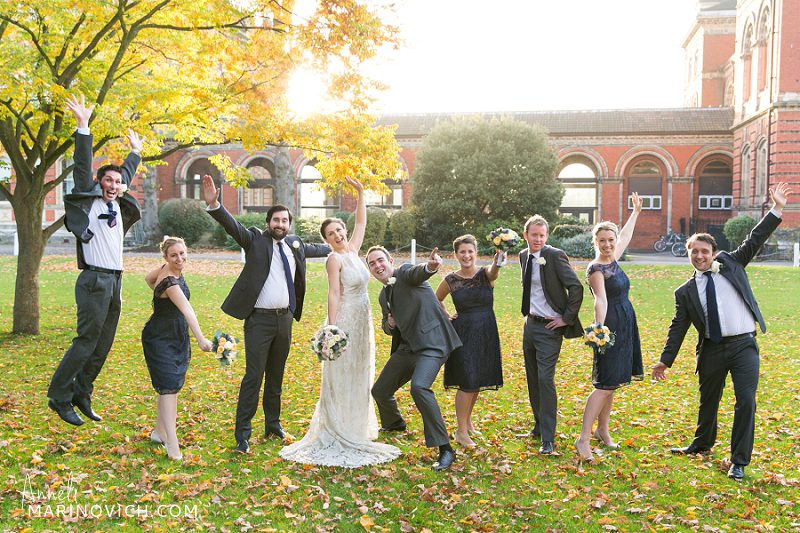 "Fun-Autumn-wedding-photography-at-Dulwich-College-London"