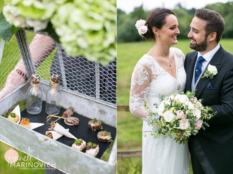 "Kalm-Kitchen-bride-and-groom-canapes"