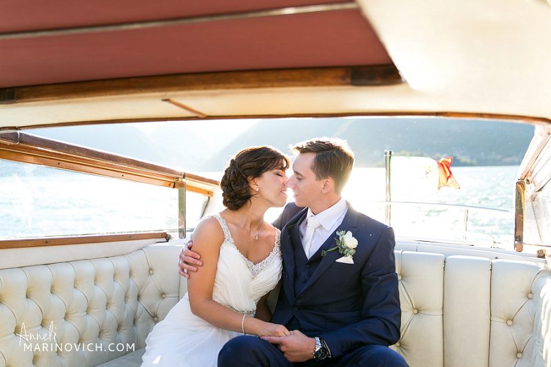 "Lake-Como-wedding-couple-on-a-boat"