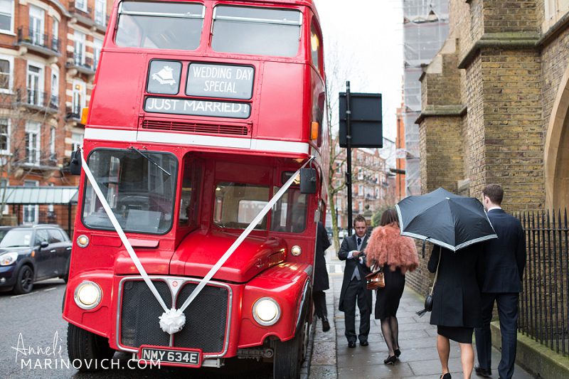 "London-wedding-guests-on-Routemaster-bus"