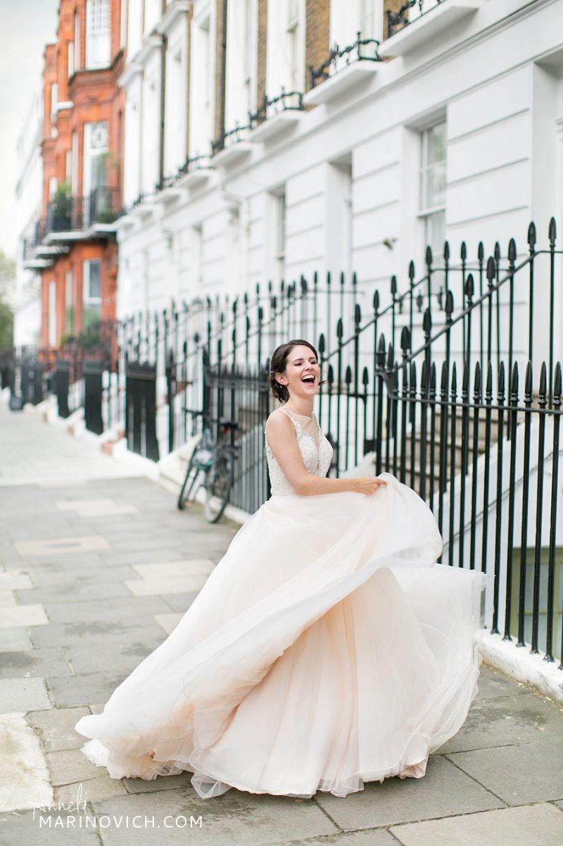 "London-bride-wears-blush-wedding-dress"