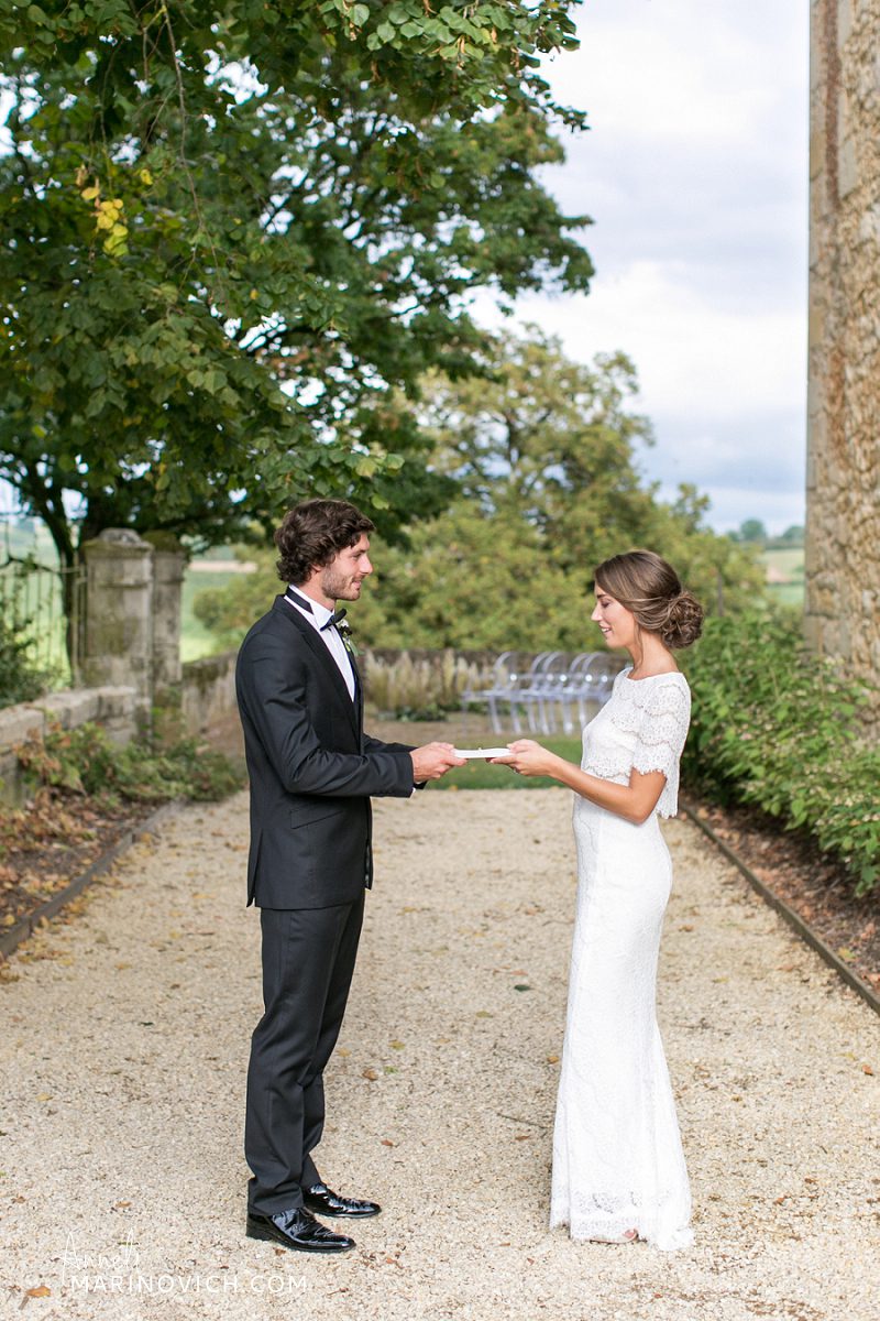 "French-Chateau-wedding-first-look"