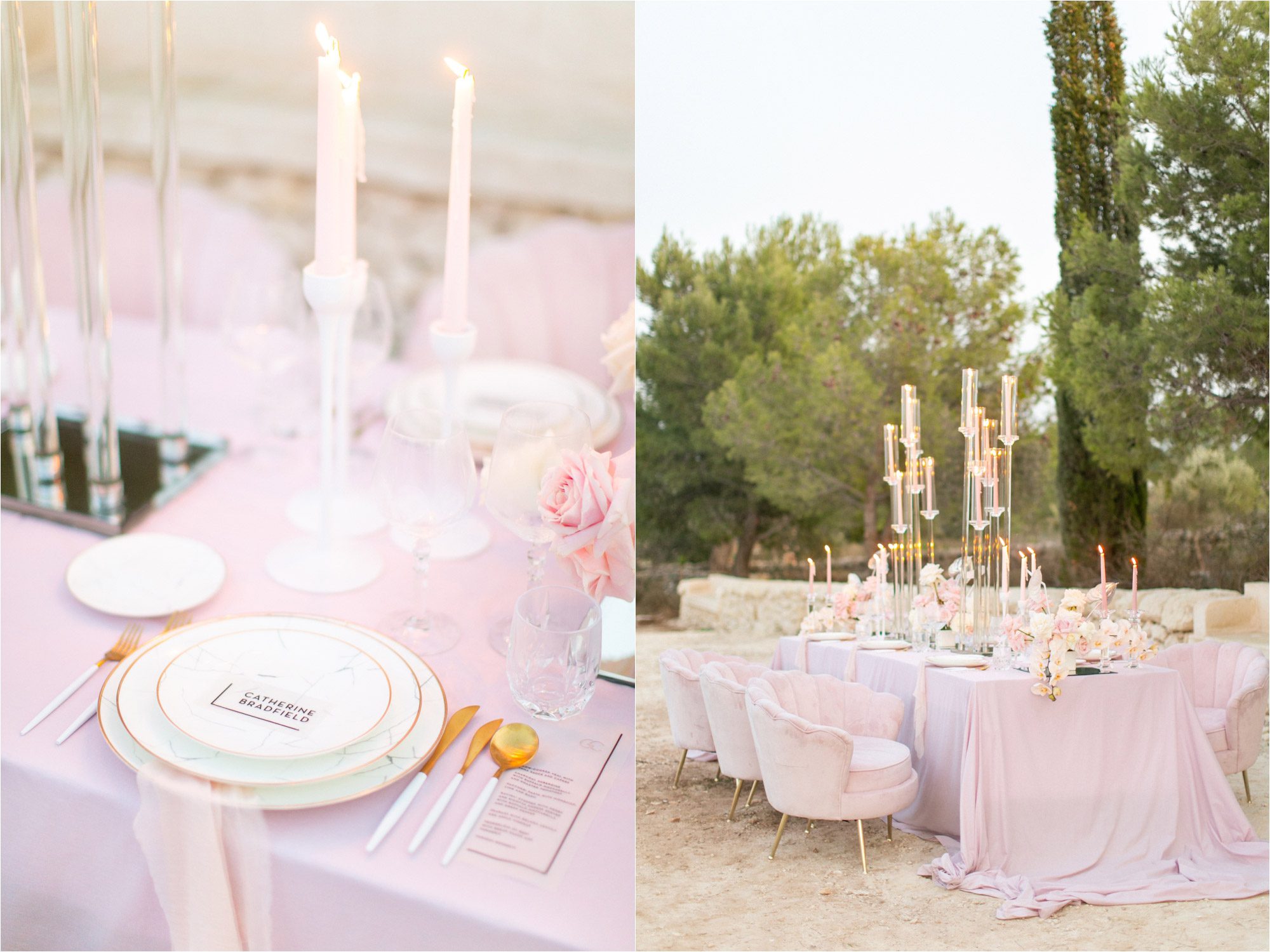 Candlelit wedding in Puglia