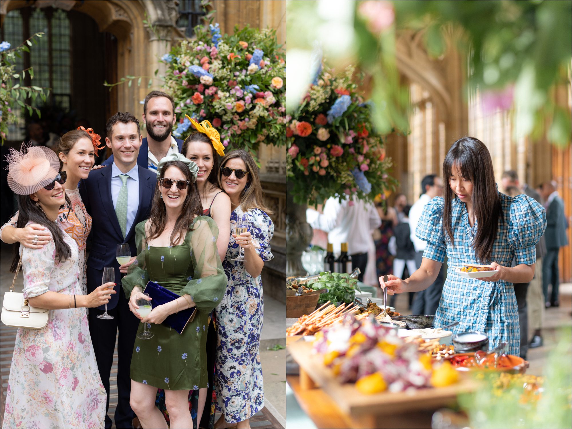 Destination wedding at The Bodleian Library