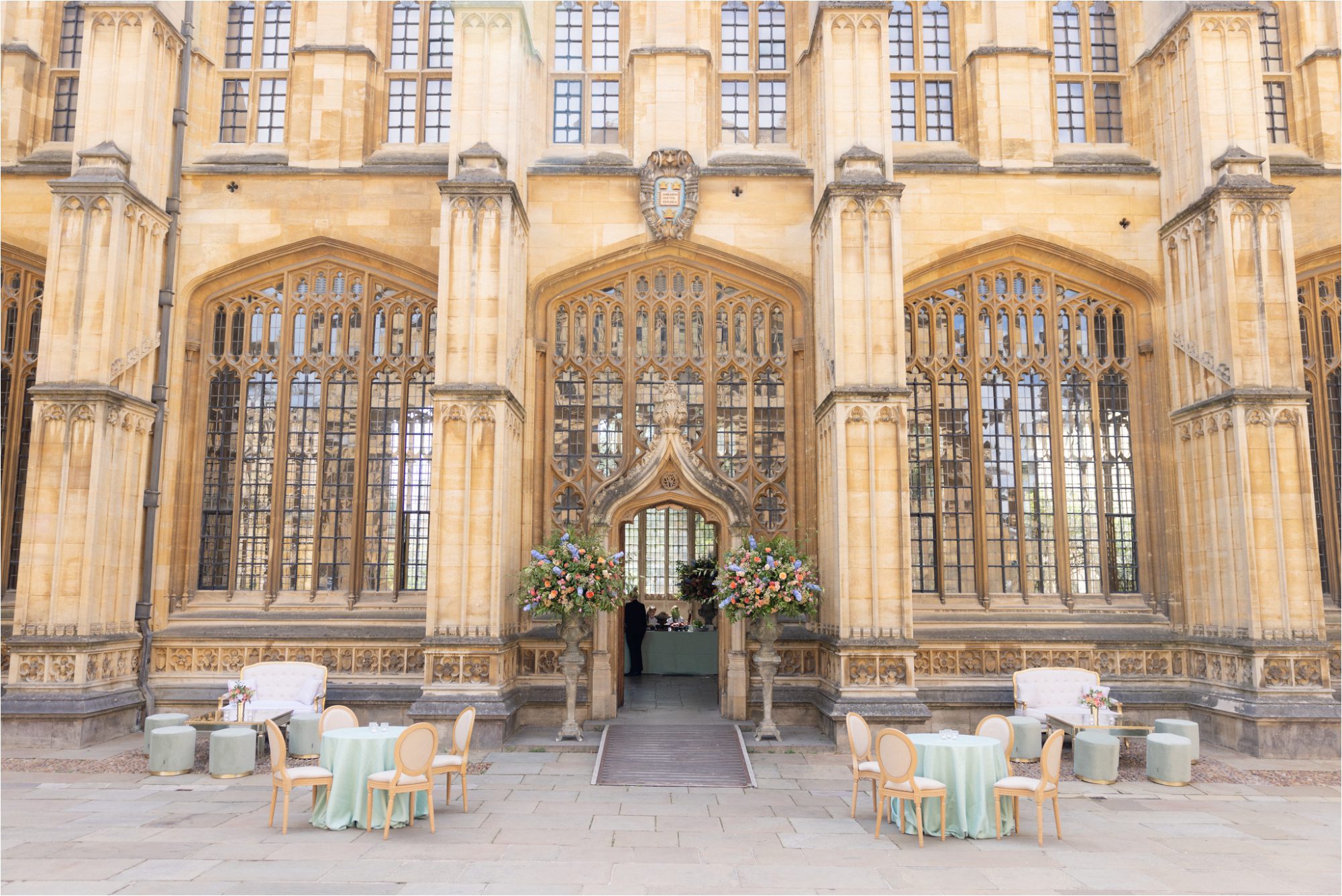 Bodleian Library wedding welcome party