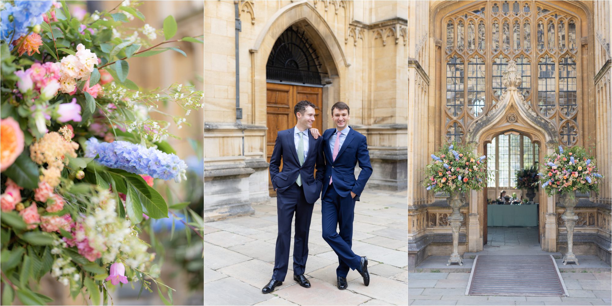 Same sex wedding at The Bodleian Library